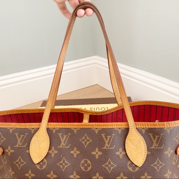 ❤️✨FULL SET✨❤️ Louis Vuitton Neverfull MM Cherry! - Picture 6 of 16